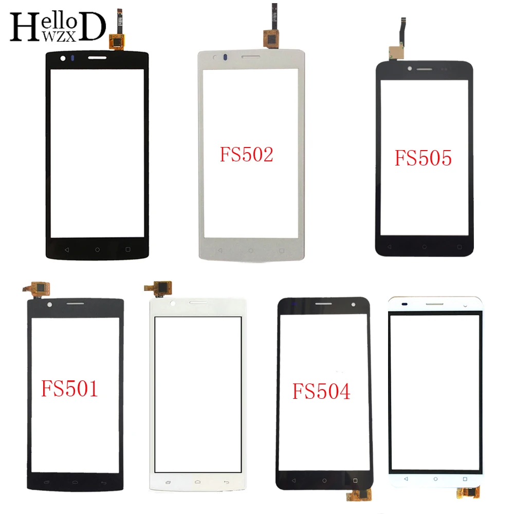 Дигитайзер сенсорного экрана для Fly FS501 FS502 FS505 сенсорное стекло 3 м клей