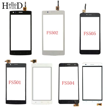 

Touch Screen Digitizer Panel For Fly FS501 FS502 FS504 FS505 TouchScreen Front Glass Lens Sensor Touch Screen 3M Glue Wipes