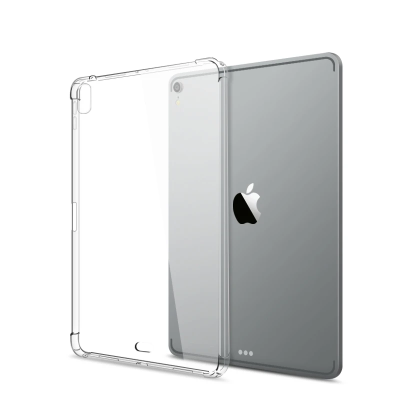 Чехол для iPad Pro 12," 11" 4 угловой противоударный прозрачный чехол тонкий силиконовый мягкий ТПУ чехол для планшета funda coque