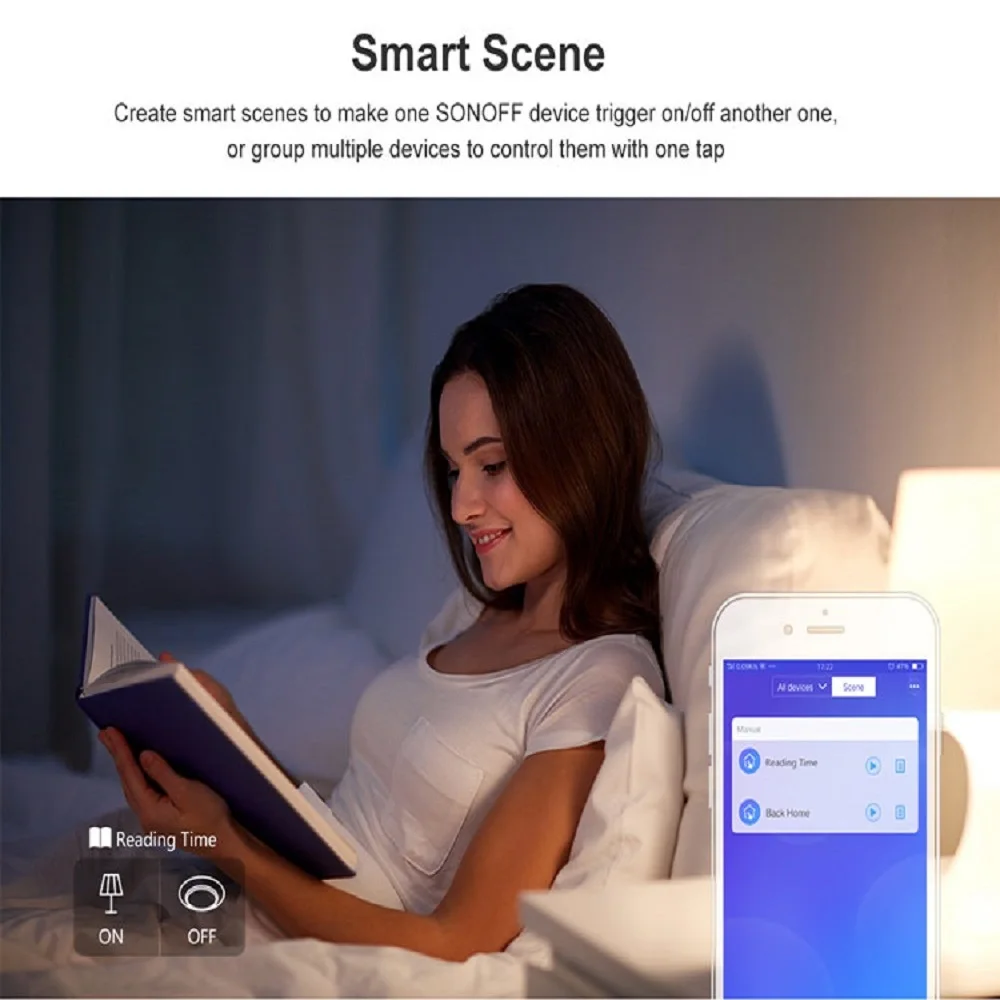  SONOFF T1 EU/UK Wall Touch Switch Light Panel Glass Screen 1/2/3 Gang Wifi Touch/APP/RF 433mhz Remo - 4000337394694