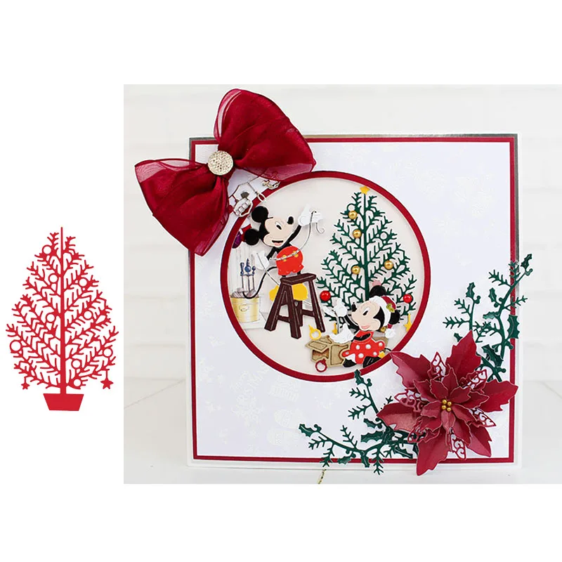 

Xmas Potted Plant Tree Metal Cutting Dies Stencil For Scrapbooking Paper Cards Crafts New 2019 Dies Cutter Decorative Embossing