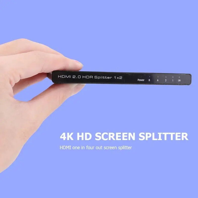 Горячая видео HDMI переключатель тонкий дизайн HDMI сплиттер 1 в 4 Выход 1080P 4 к 1x4 HDMI переключатель усилитель сигнала мощности для ТВ