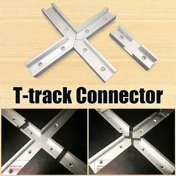 

30 Type / T-track Connector Kit Woodworking Tool Part Machinist 200mm Cross T-track Connector Set 30 Type T-slot Miter Track Jig