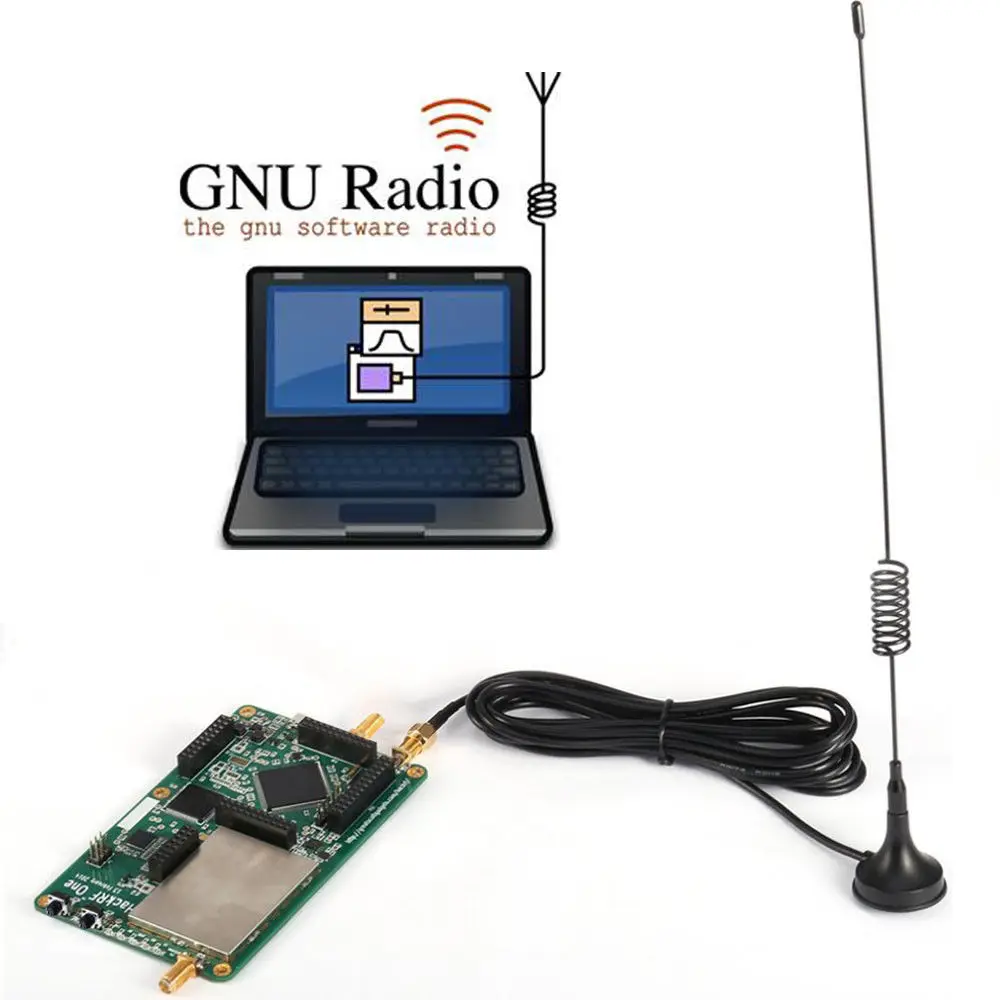 HackRF одна usb платформа SDR программное обеспечение определение Радио 1 МГц до 6 ГГц демонстрационная плата+ TCXO+ металлический чехол+ антенна