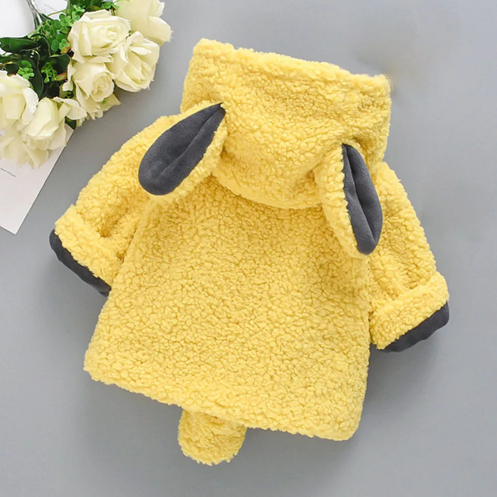Amya Baby Girls Winter Coats Thicken Warm Bow Hooded Baby Girl Jackets Infant Clothing Christmas Kids Outwear Jackets