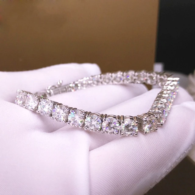 Fake Diamond Costume Bracelet with Rhinestones