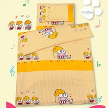 130*60 Kindergarden Детский Комплект постельного белья 3 6 шт. для новорожденных хлопок удобный простынь пододеяльник подушка матрас для детской кроватки