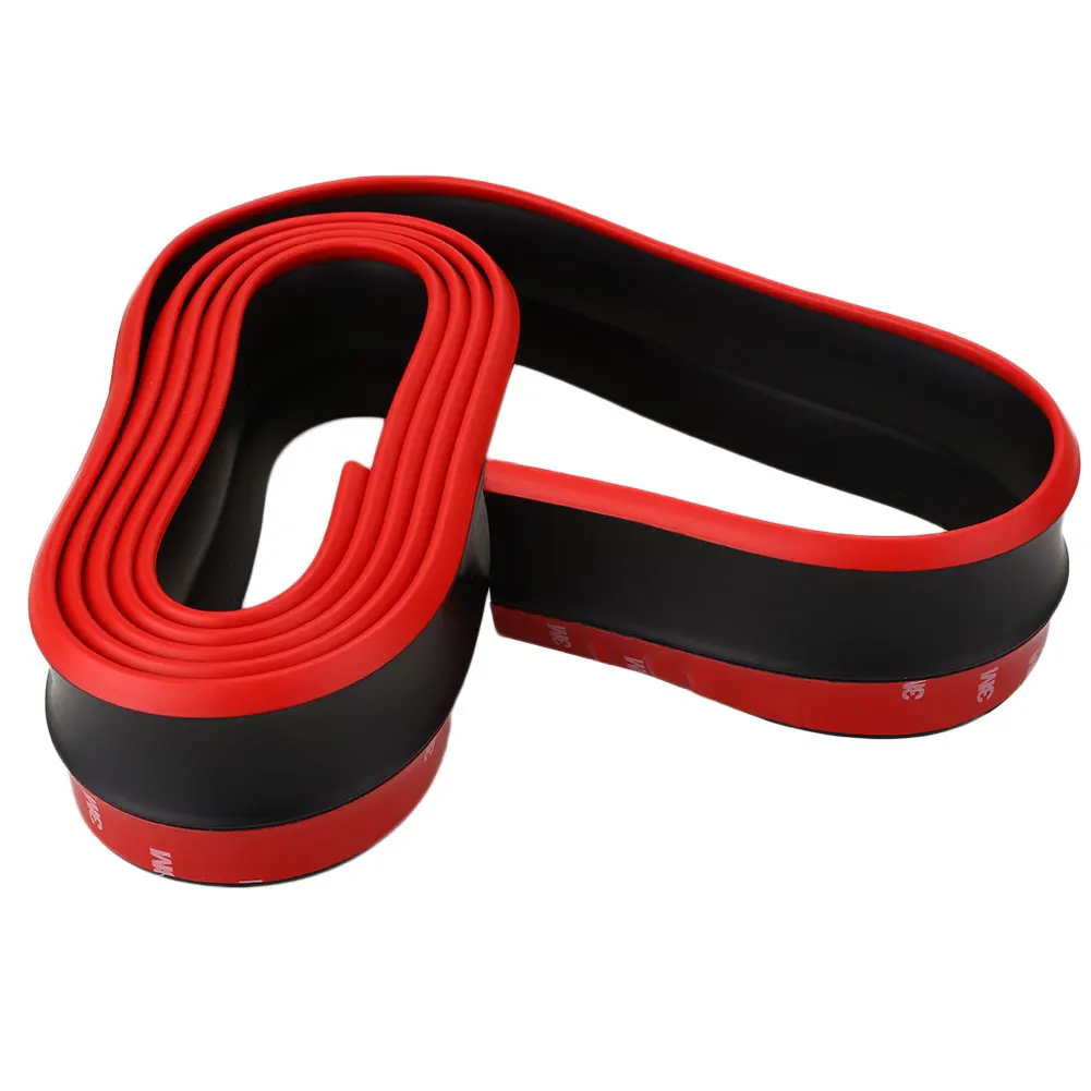 Car Vehicle Front Bumper Rubber Protector Lip Splitter Body Spoiler Universal