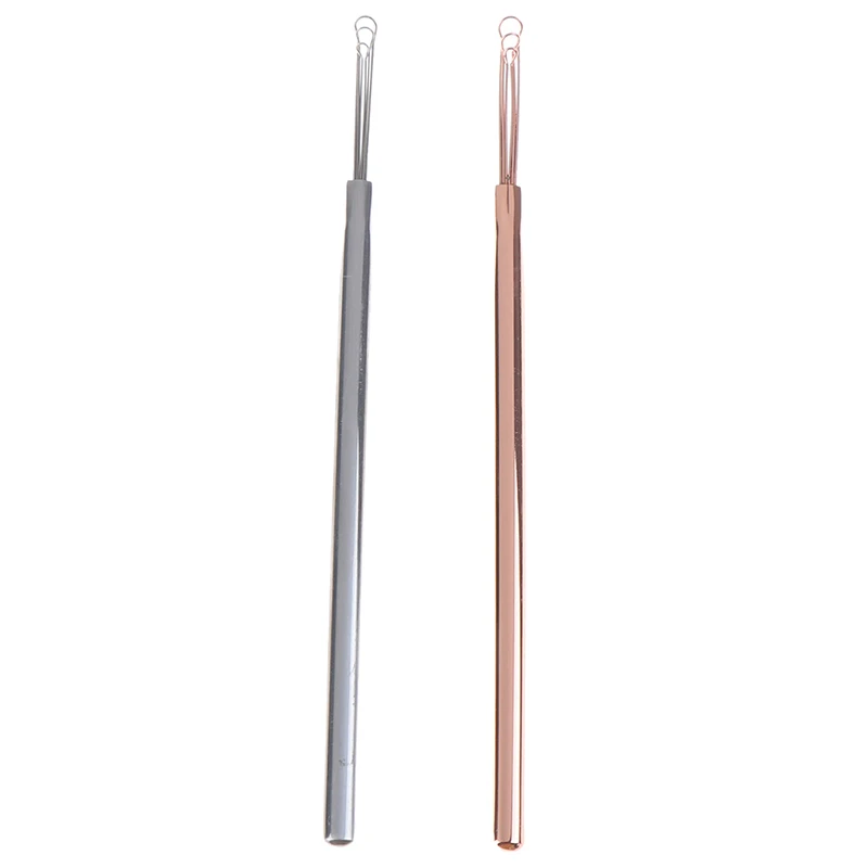 Stainless Steel Ear Pick Cleaner Portable Dig Ear Curette Tools Digging Earpick Cleaner Ear Spoon Ear Health Care Cleaning Tool