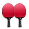 Huieson 3/5/6 Star Table Tennis Racket Sets Ping Pong Rackets Long Handle Short Handle Double Face Pimples-in Rubbers with Bag ► Photo 2/6