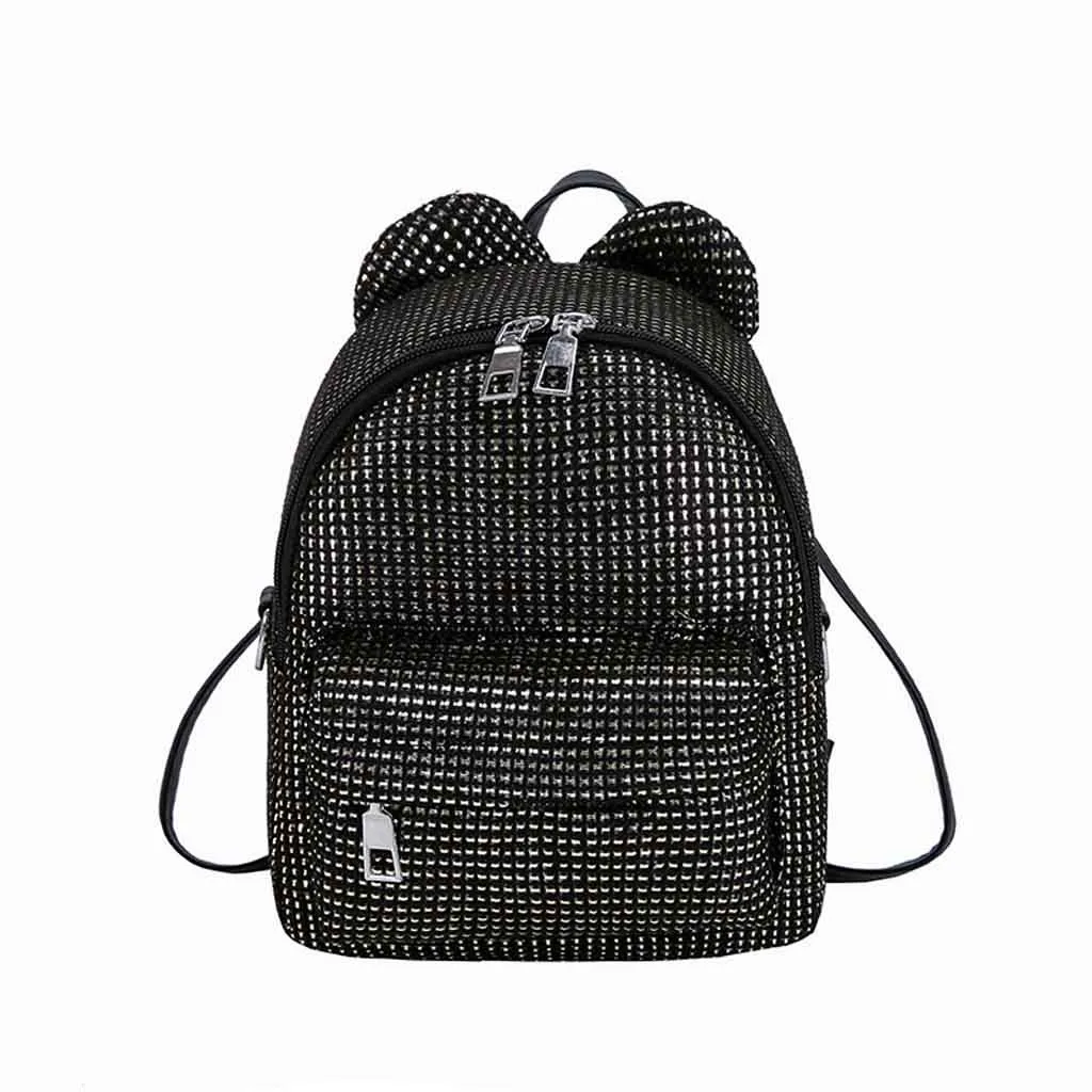 

Women 2019 New Straw Bag WovenMini Backpack Casual Shoulder Bag Solid Color Outdoor Travel Back Pack Unisex Portable Mochila Sac