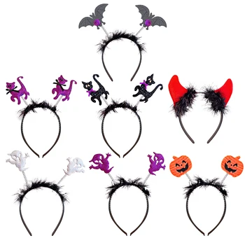 

7pcs Funny Festive Thrilling Headdress Headpiece Headband Cosplay Hair Band for Decoration Headband Halloween Party Decoration