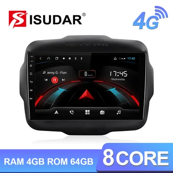 

Isudar H53 4G Android 1 Din Auto Radio For Jeep Renegade 2014-2018 Car Multimedia GPS Octa Core RAM 4GB ROM 64GB Camera DVR FM