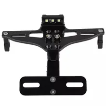 Держатель номерного знака мотоцикла кронштейн регулируемый держатель рамы модный стиль многоцветный гоночный Универсальный автомобиль аксессуары