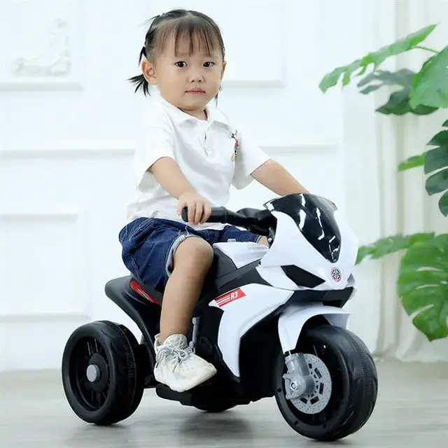 Children electric motorcycle 3-6 years old can charged electric tricycle with music light Kids'S Ride-On Toy Walker Scooter gift 3