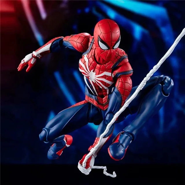 Spider Man Upgrade Suit PS4 Game Edition SpiderMan Action Figure  Collectable Model Toy - AliExpress