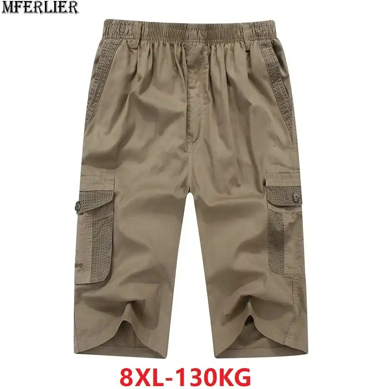 elasticated cotton shorts
