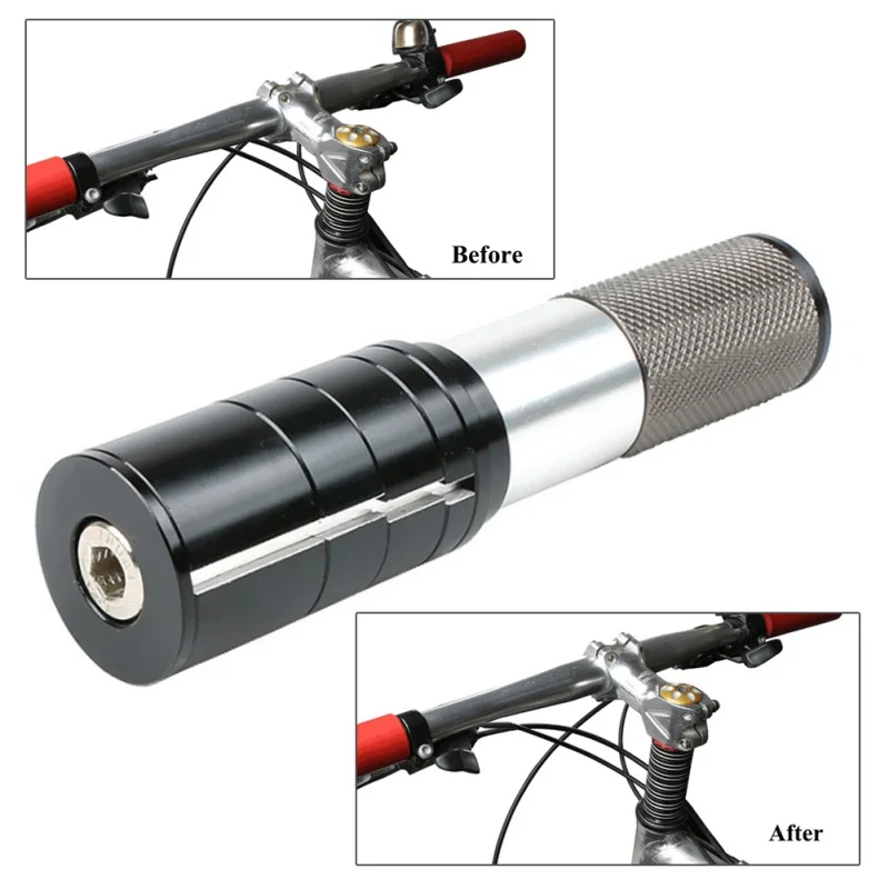 

Bike Bicycle Handlebar Fork Stem Riser Rise Up Extender Head Up Adaptor Aluminum alloy Cycling Accessories