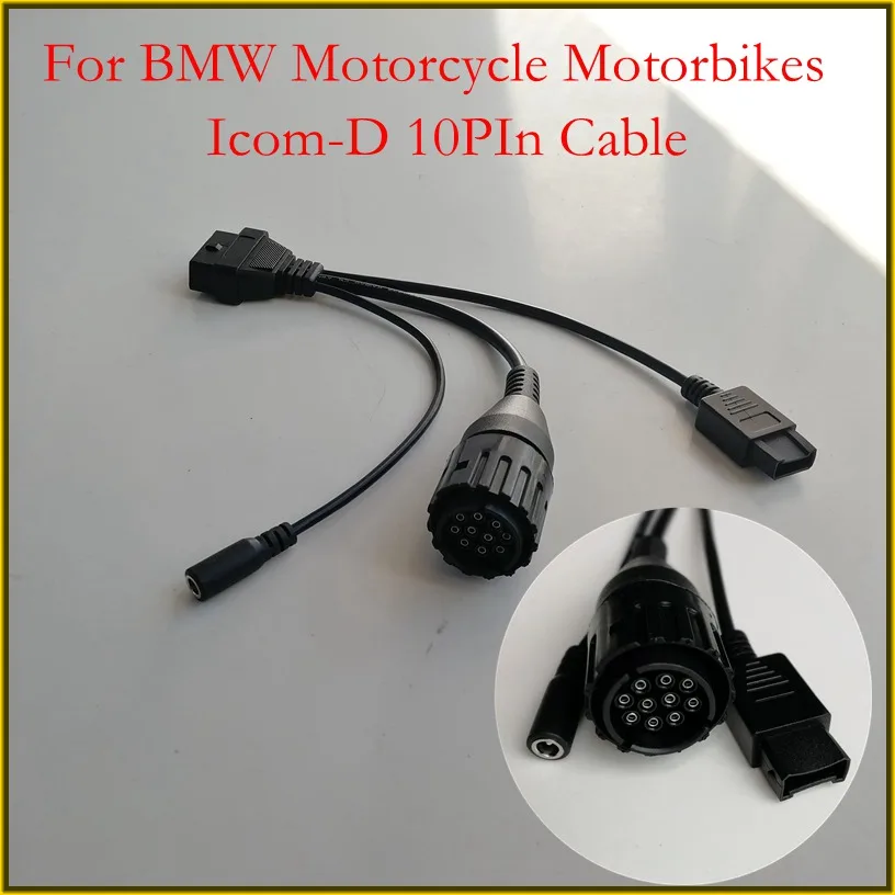 

3in1 Motorcycle Conversion Cable for BMW ICOM A2 with the Motorcycles D Cables auto repair diagnosis