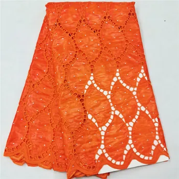 

Nigerian lace fabric hot sale african bazin riche brode with stones embroidered high quality bazin brocade Jacquard fabric BL326