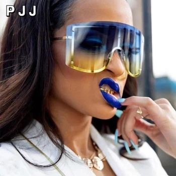 

Oversized sunglasses ladies new fashion big frame square driving goggles retro sunglasses men windproof sunshade driving UV400