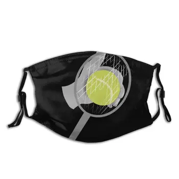 

protective mask with filter Life Is Always Better When I Play Tennis anti dust PM2.5 reuse adult teen child girl