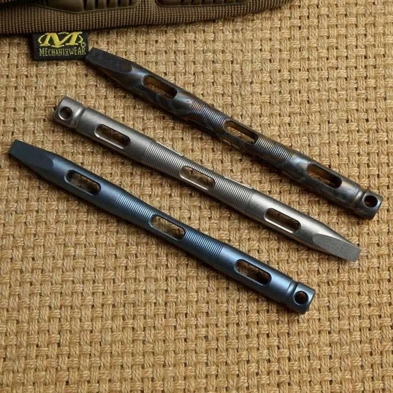 

1x TC4 Titanium Alloy Crowbar Outdoor Survival Defense EDC Multifunctional Tools