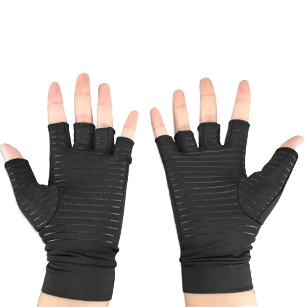 

Hands Copper fabric Gloves Therapeutic Unisex Circulation Arthritis Gloves Pressure Nursing Gloves for Men Women