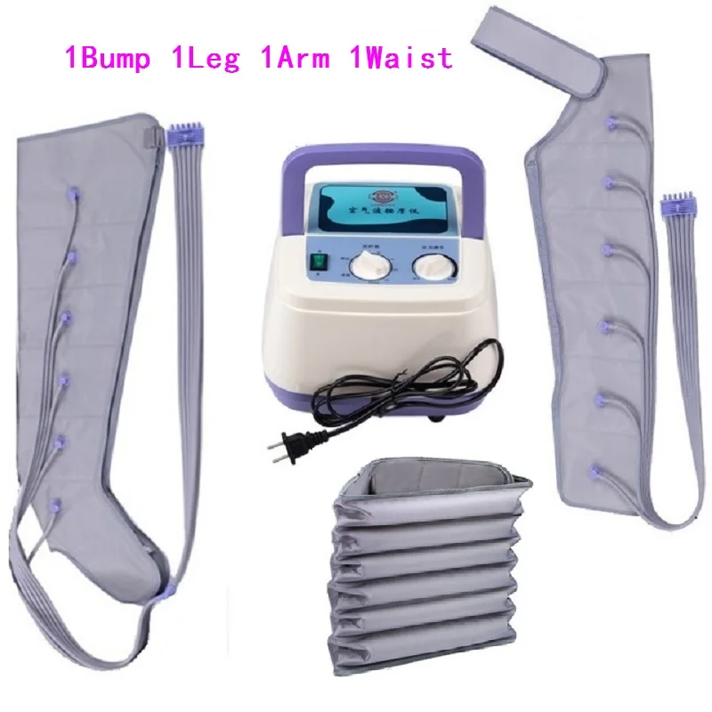 1Bump1Leg1Arm1Waist Инфракрасная терапия воздушный компрессионный массажер ручной контроллер циркуляции крови насос обертывание для тела ноги руки талии расслабляющий массаж - Цвет: 1Bump1Leg1Arm1Waist