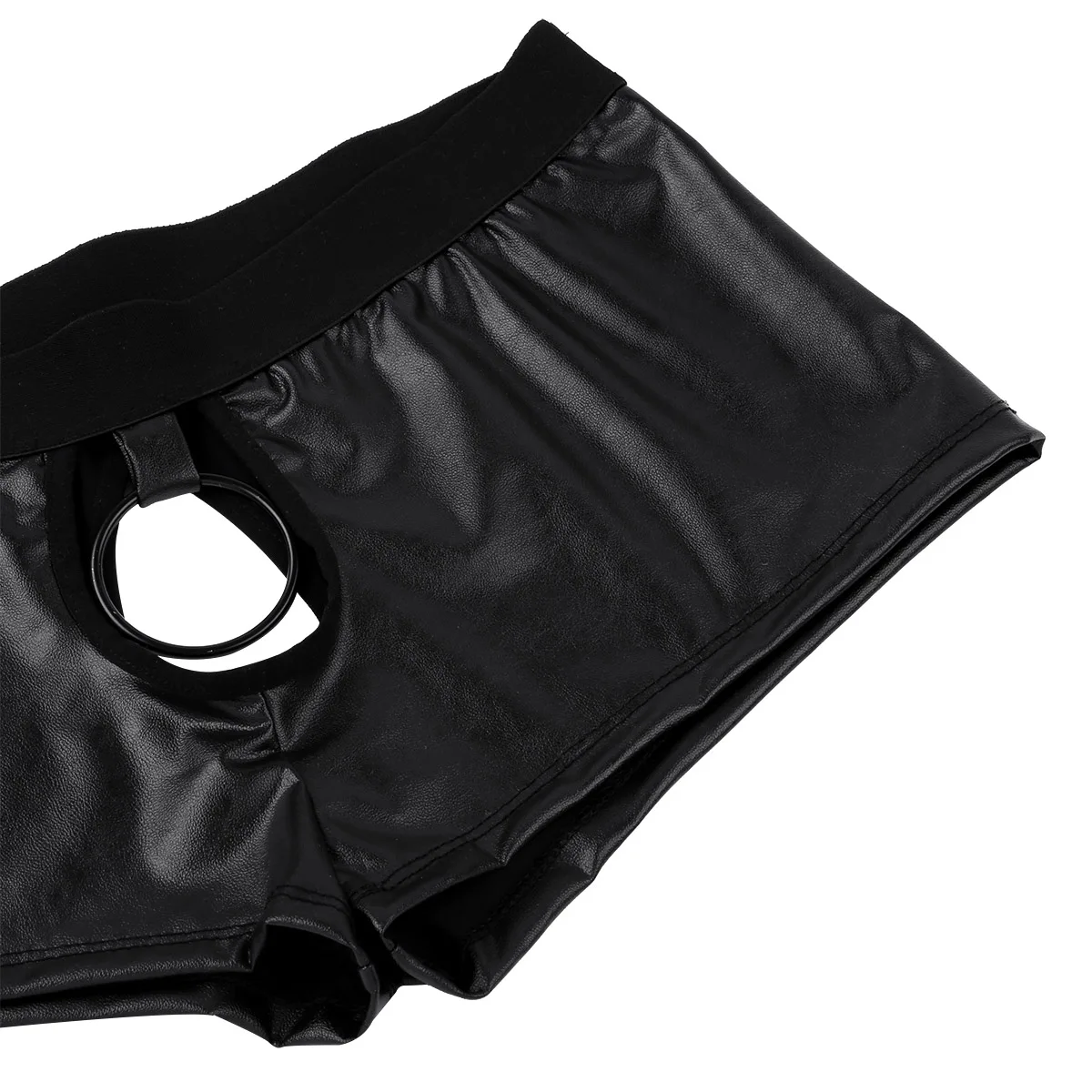 Men Costume Accessories Men Lingerie Set Cosplay Men Sexy Lingerie Set Waiter Stage Dancer Costumes Sexy Leather Crotchless Underwear Role Play Uniforms Nightclub Outfit
