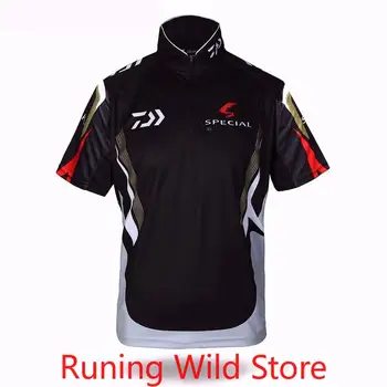 

Daiwa Special Summer Fishing Shirt Outdoor Sportswear Quick-drying Short Sleeve Breathable Anti-uv Protection Fishing Jersey