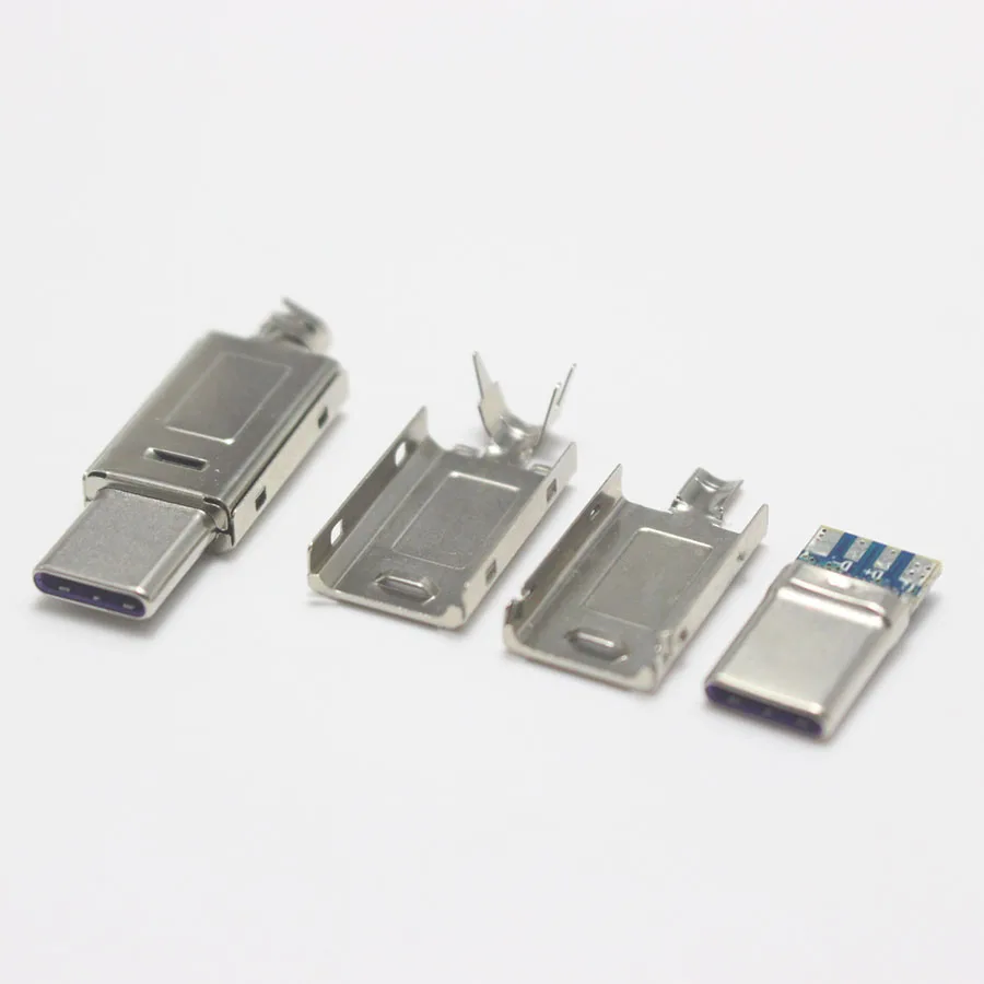 รูปสินค้า ชุดปลั๊ก USB Type-C สำหรับ DIY หลากหลายความยาว