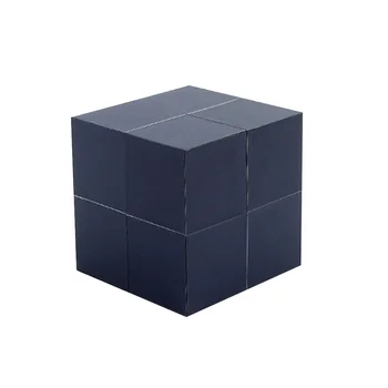 

Organizer Holder Square Portable Proposing Marriage For Engagement Gifts Wedding Supply Ring Box Magic Cube Jewelry Display