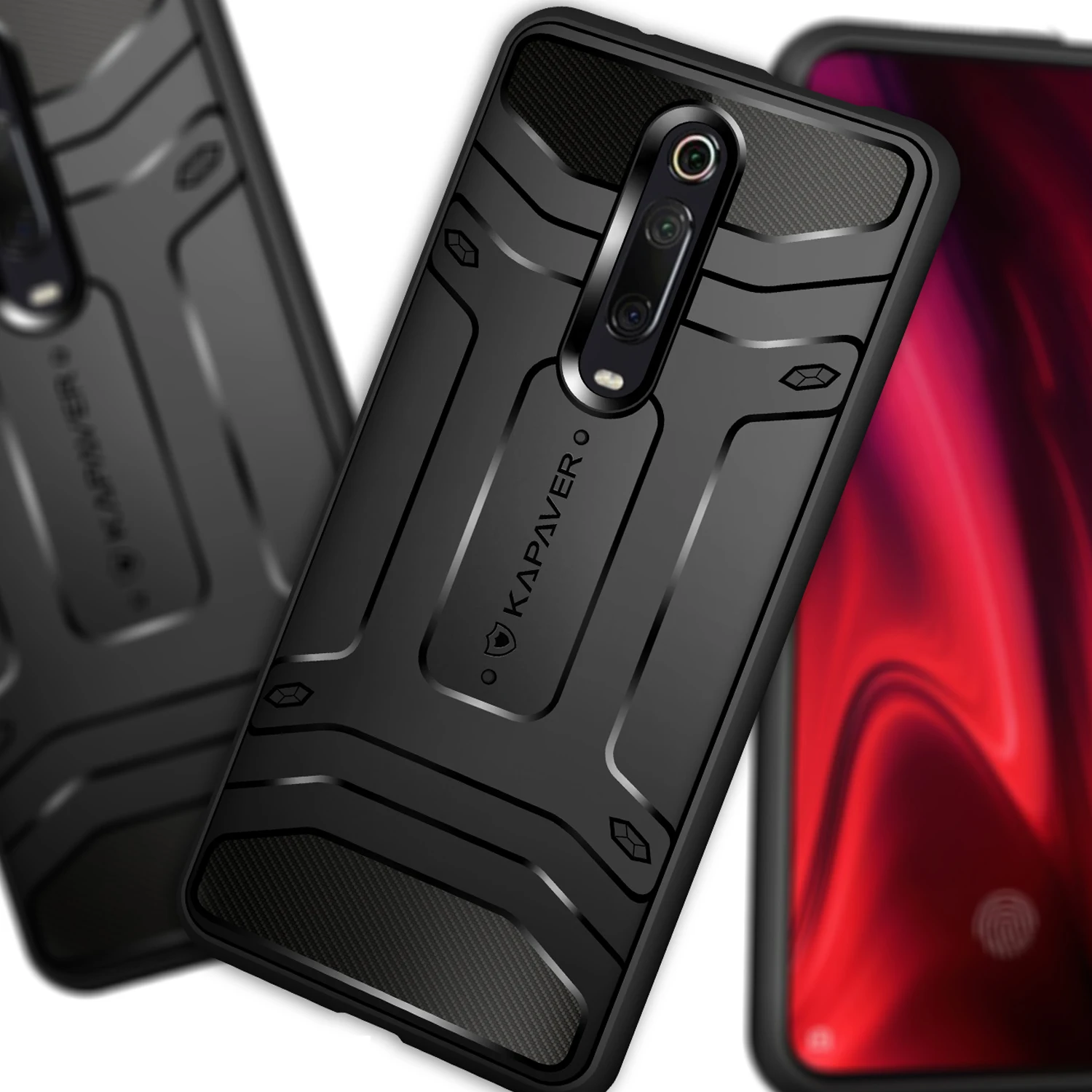 Capaver Прозрачный чехол для Xiao mi Red mi note 8 K20/K20 Pro mi MAX3 PocoPhone F1 термополиуретановый устойчивый противоударный чехол-бампер