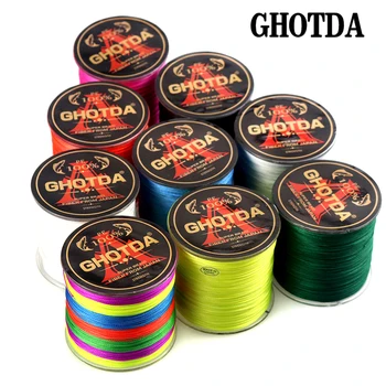 

GHOTDA Wholesale 500 Meters 4 Strands Braided Fishing Line Super PE Line