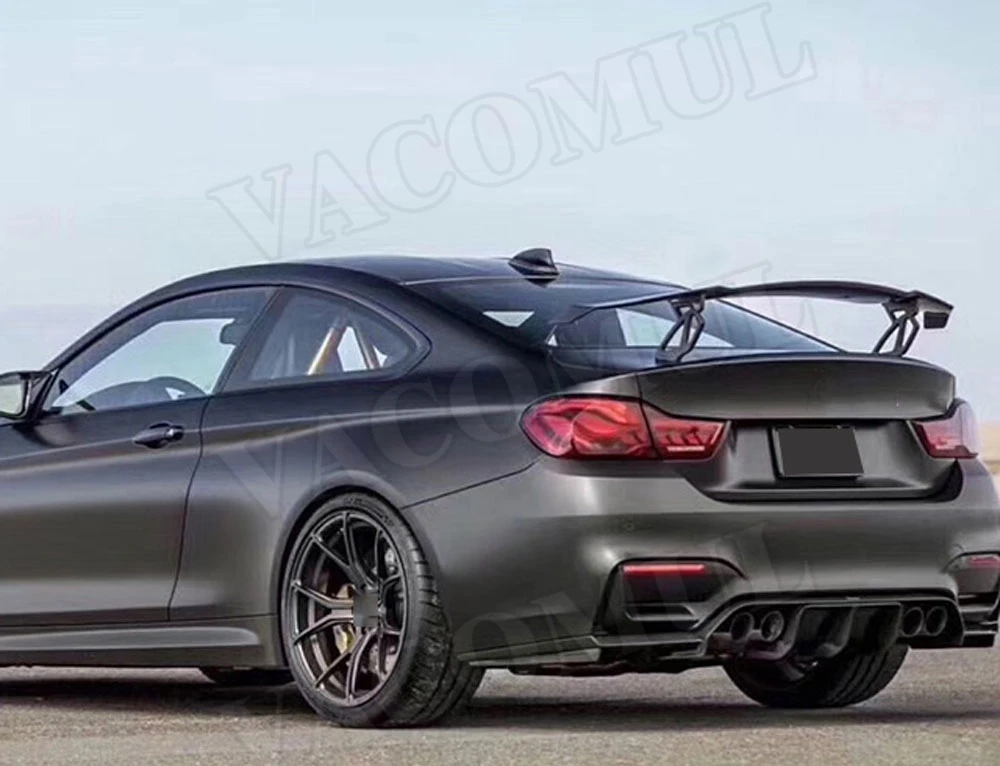 Задний спойлер из углеродного волокна для BMW M2 E92 F80 M3 F82 M4 M5 M6 седан автомобиль V стиль гоночный GT Спойлер