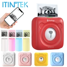 Peripage mini impressora de bolso portátil sem fio bluetooth impressora térmica laber adesivo papel foto impressão android ios impressoras