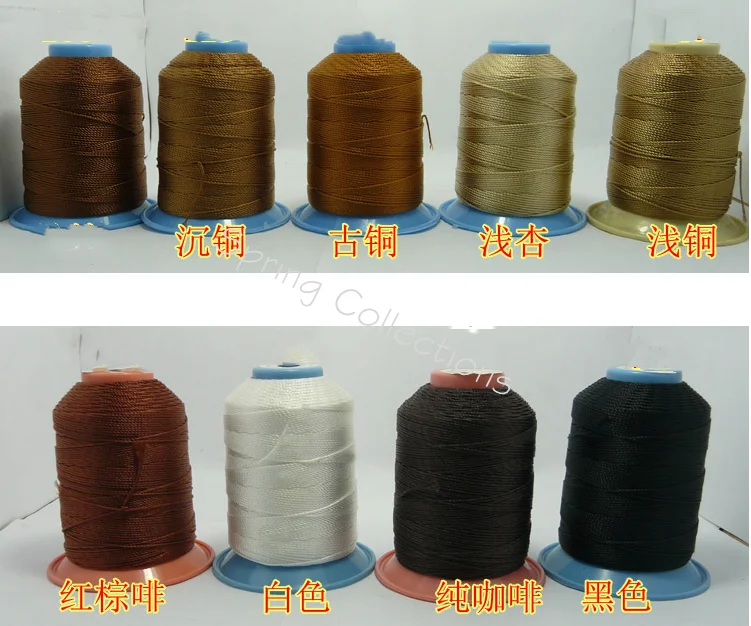 6colors 18strands 1000D/3 Dia1mm High Strength Bonded Nylon Sewing Thread 150M/spool for Leather Sofa Shoes | Дом и сад