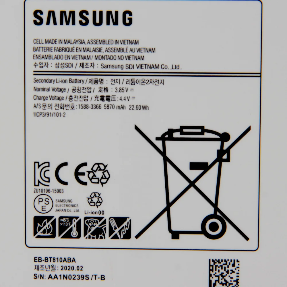 SAMSUNG оригинальный сменный аккумулятор EB BT810ABA для планшета Samsung GALAXY Tab S2 9 7 T815 T815C SM