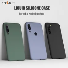 Жидкий силиконовый чехол для телефона для xiaomi redmi 7 note 7 8 pro 8T 7A redmi 6 pro mi a2 lite A3 6x a1 6a задняя крышка чехол