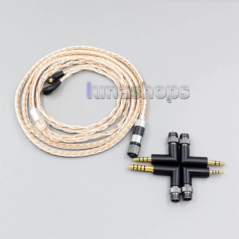 4 in 1 Plug 16 Cores OCC + Pure Silver Plated