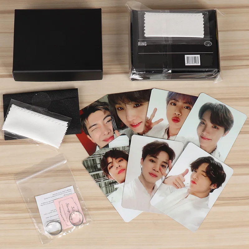 Kpop Bangtan Boys 925 Серебряные кольца вечерние ринки свадьбы модные женские пары