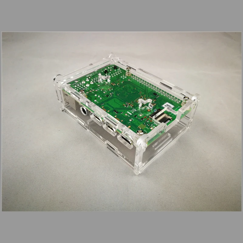 Raspberry Pi 4 акриловый чехол с охлаждающим вентилятором Прозрачный чехол для Raspberry pi 4 Модель B прозрачный корпус совместим с RPI3 RPI2