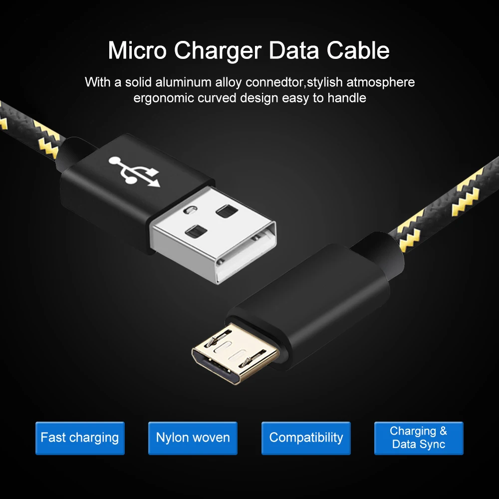 PUJIMAX Micro USB кабель быстрой зарядки ЗУ для мобильного телефона синхронизации