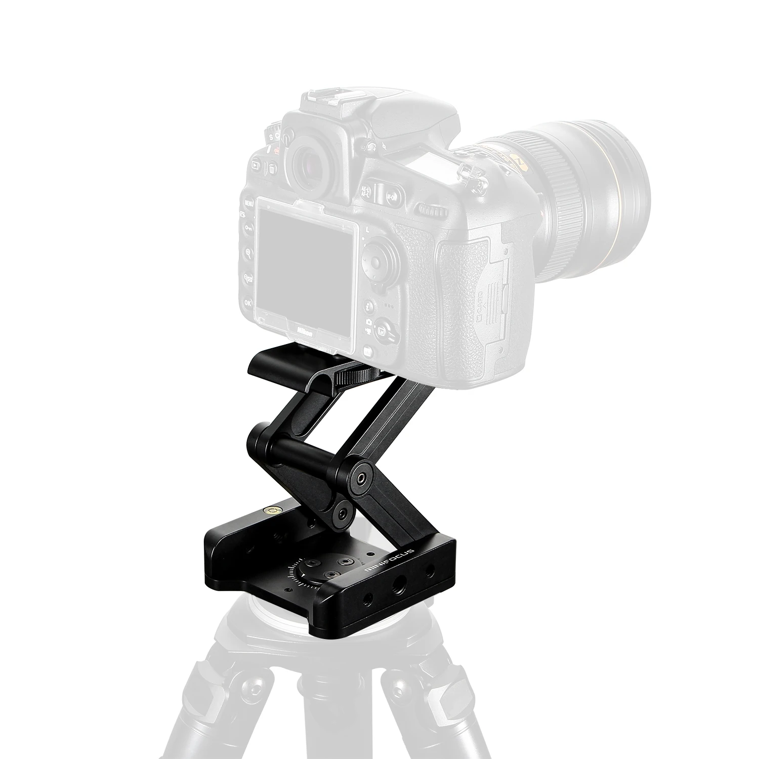

MINIFOCUS 360 degree Z Flex Tilt Head Pan Ball Head Folding Desktop Camera Ballhead Video Tripod Head for DSLR Slide Rai