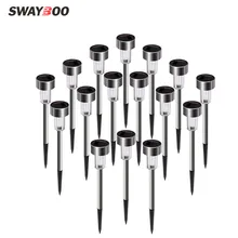 Swayboo без обслуживания Солнечный газон уличный светильник освещение светодиодный наземный сад декоративный свет малая трубка свет небольшой Солнечный свет