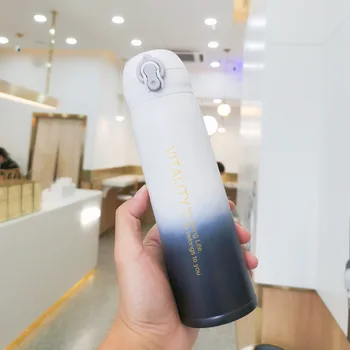 

Fashion 350ml/500ml Stainless Steel Vacuum Flask Portable Insulated Bottle Coffee Tea Thermos Mug Travel Thermal Water Bottle