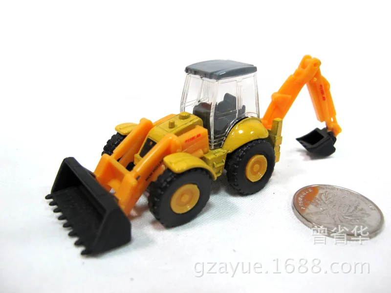 

Toy Engineering Vehicle Model 1: 87 Ratio Excavator Toy Shovels Bulldozer Forklift Multi--