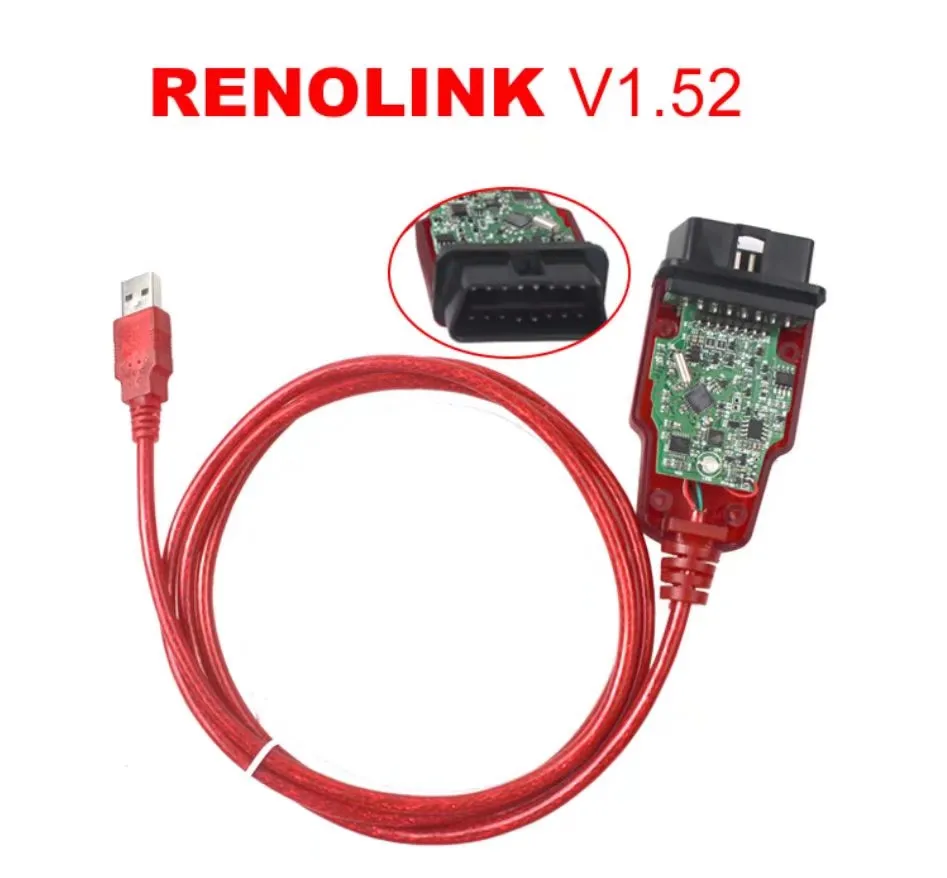 ECU Программатор Renolink для Renault V1.52 поддержка кодирования ключей UCH совместимое