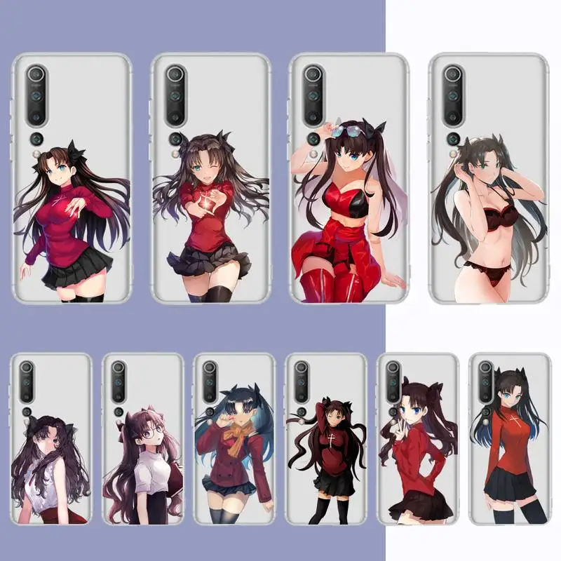 TOPLBPCS Fate Stay Night Rin Tohsaka чехол для телефона Xiaomi 10t pro 11 Note10lite Redmi 5plus 7A 8 K20pro 9A Note 9 Pro Max s 10 |